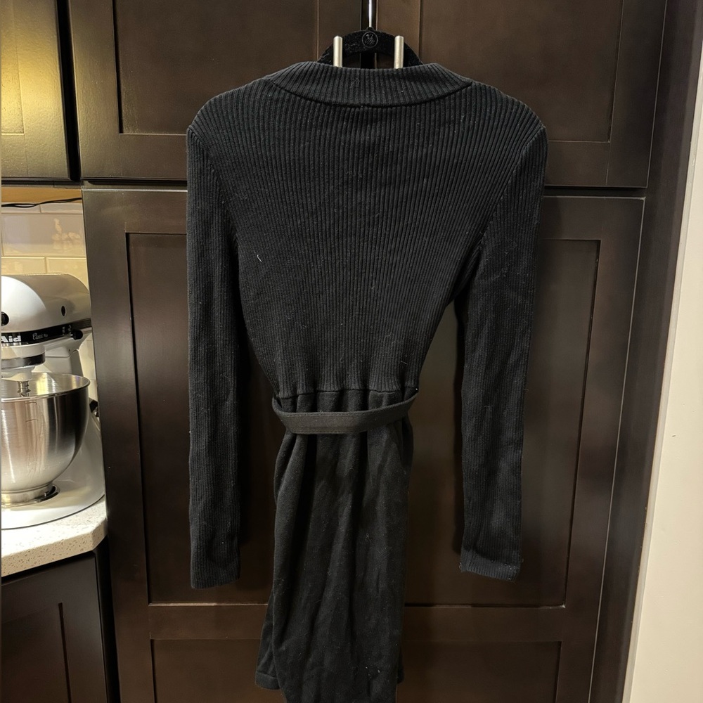 Free People French Girl Sweater Dress Black Size M - Picture 4 of 9
